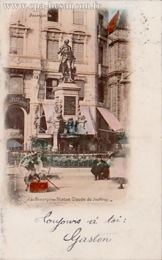 Besançon - Statue Claude de Jouffroy